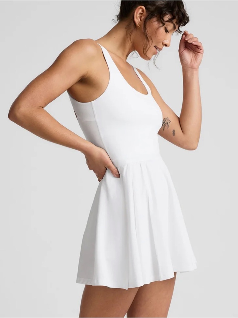 Beyond Yoga • Score Pleated Dress